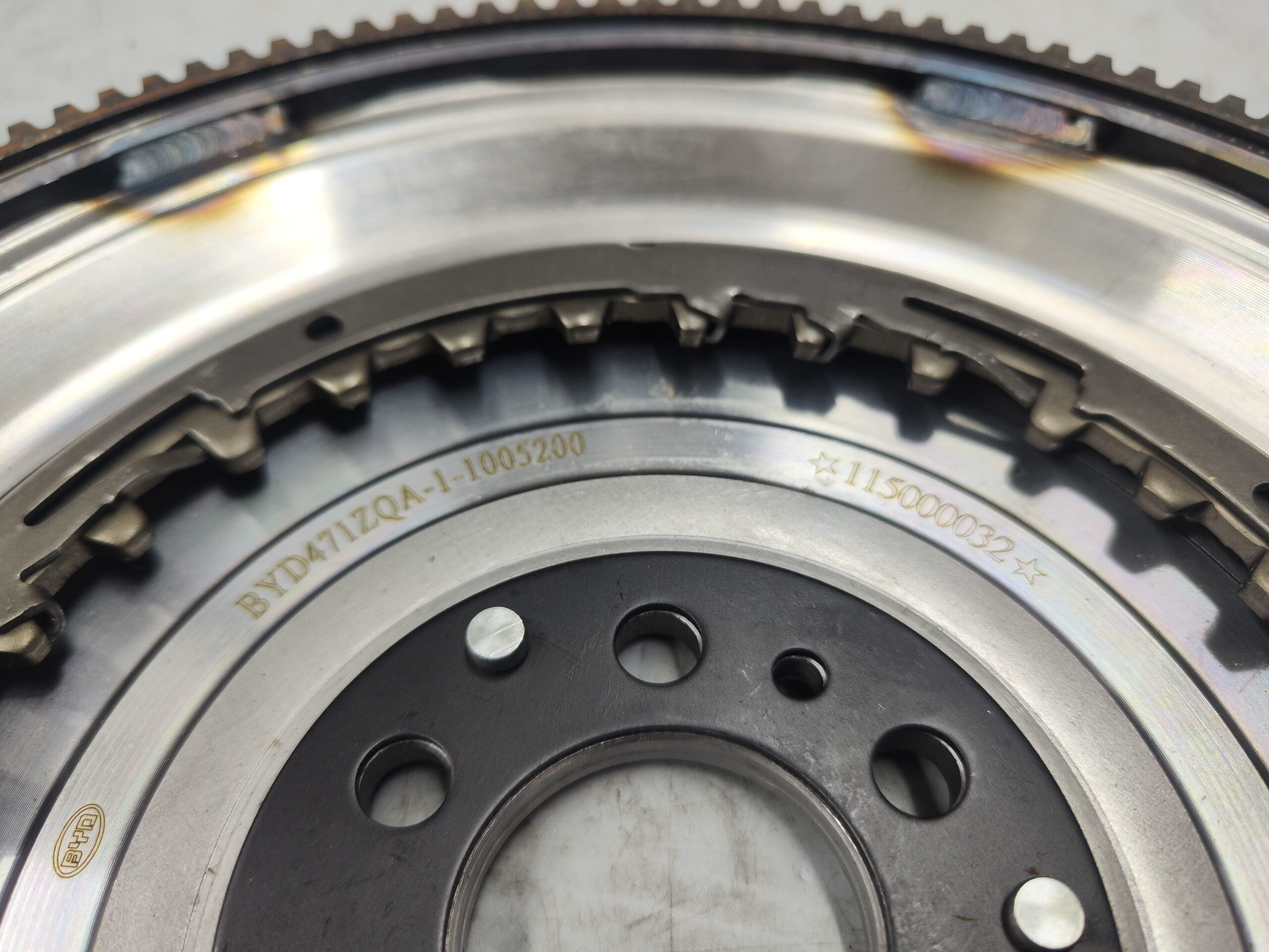 BYD 6DT256 Hole 129 Tooth Double Quality Flywheel for Speedo G6 F3 Qin 6-speed Dry Double-clutch Transmission Dual Clutch - Image 2